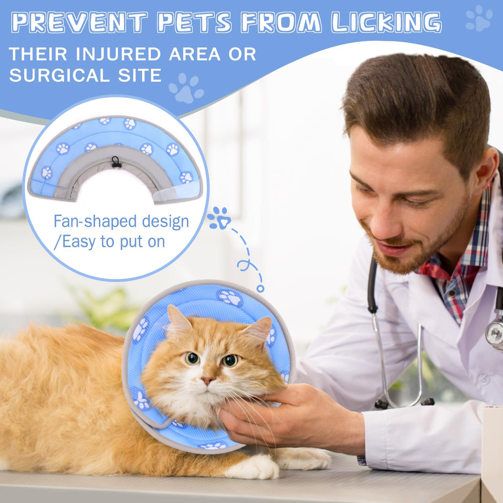 Soft Adjustable Cat Elizabethan Collar X996