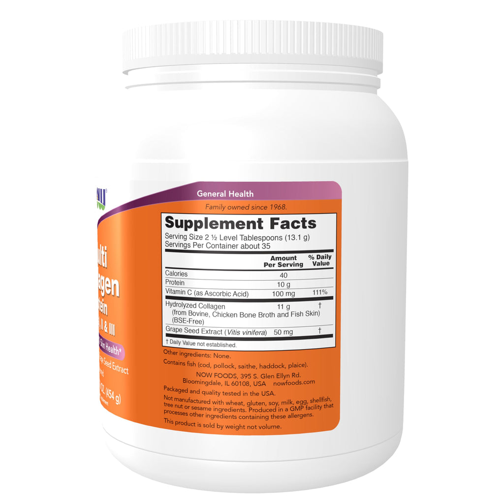 Multi Collagen Protein Powder 16 oz U2598