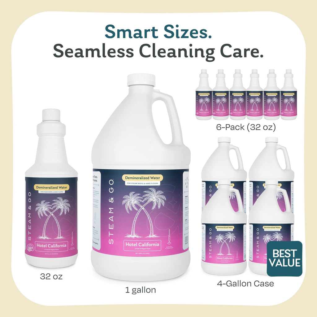 Demineralized Water for Steam Mop, 32 Ounces P4633