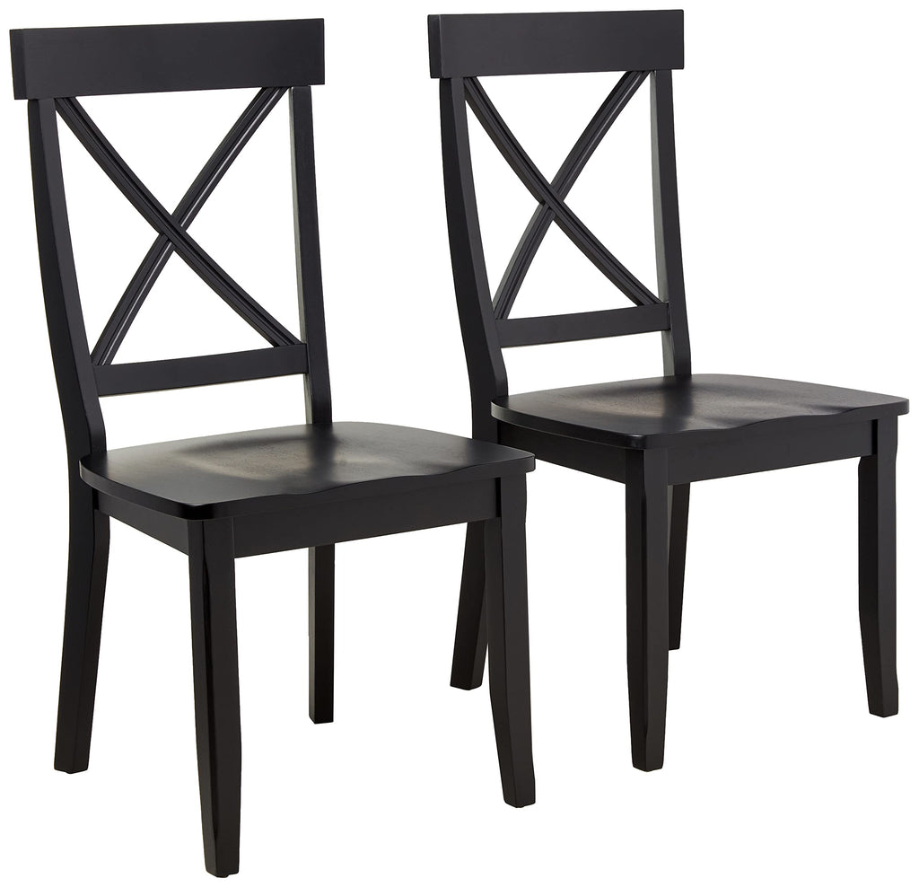 Black Dining Chairs Set of 2 Z667
