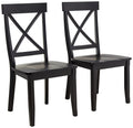 Black Dining Chairs Set of 2 Z667