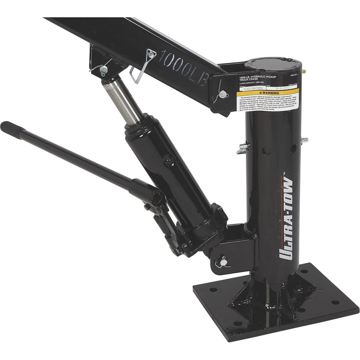 Hydraulic Pickup Truck Crane 1000-Lb. Capacity O397