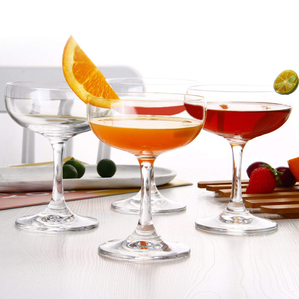 Crystal Coupe Glasses Set of 6 H9711