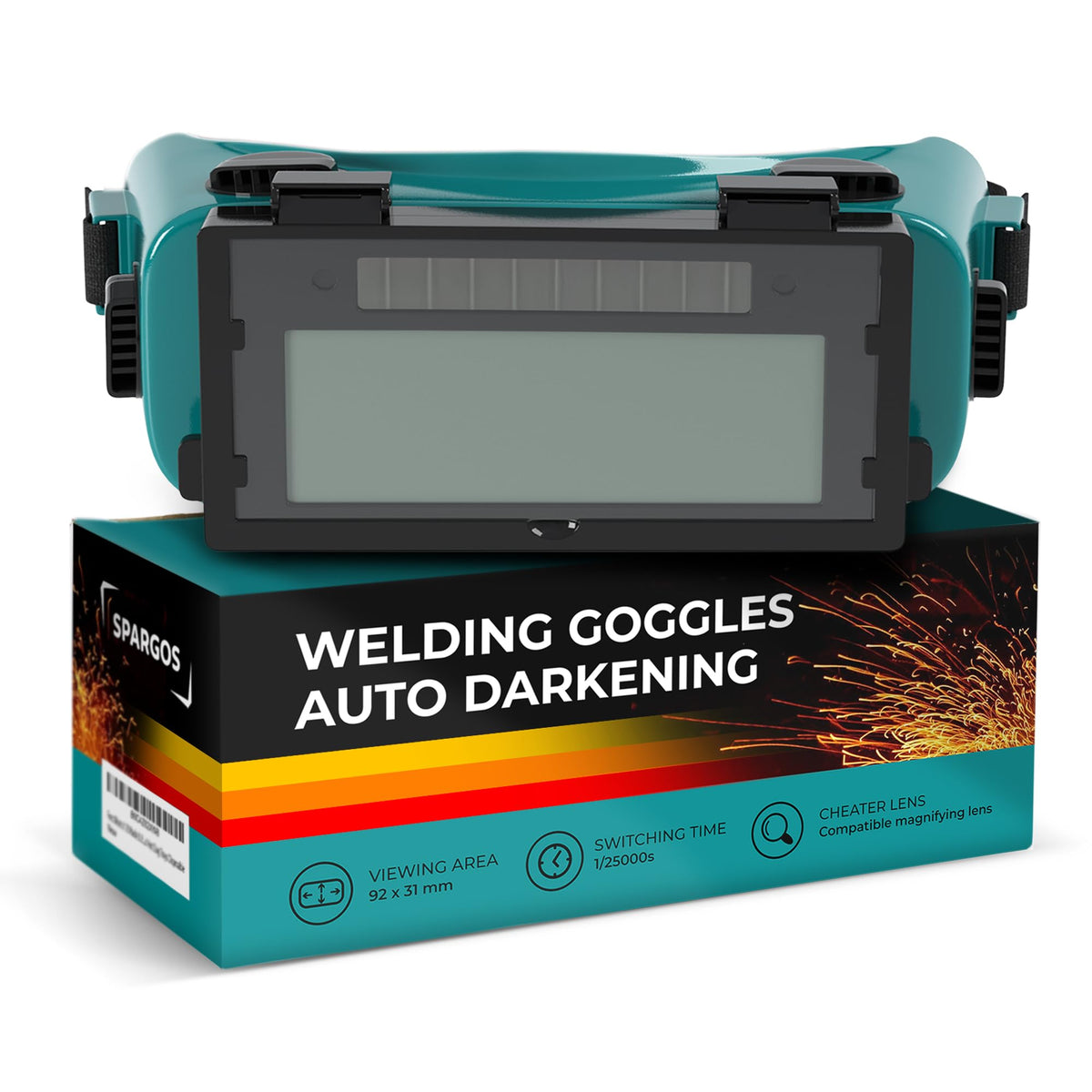 Welding Goggles Auto Darkening Flip Up DIN 8-12 L500927