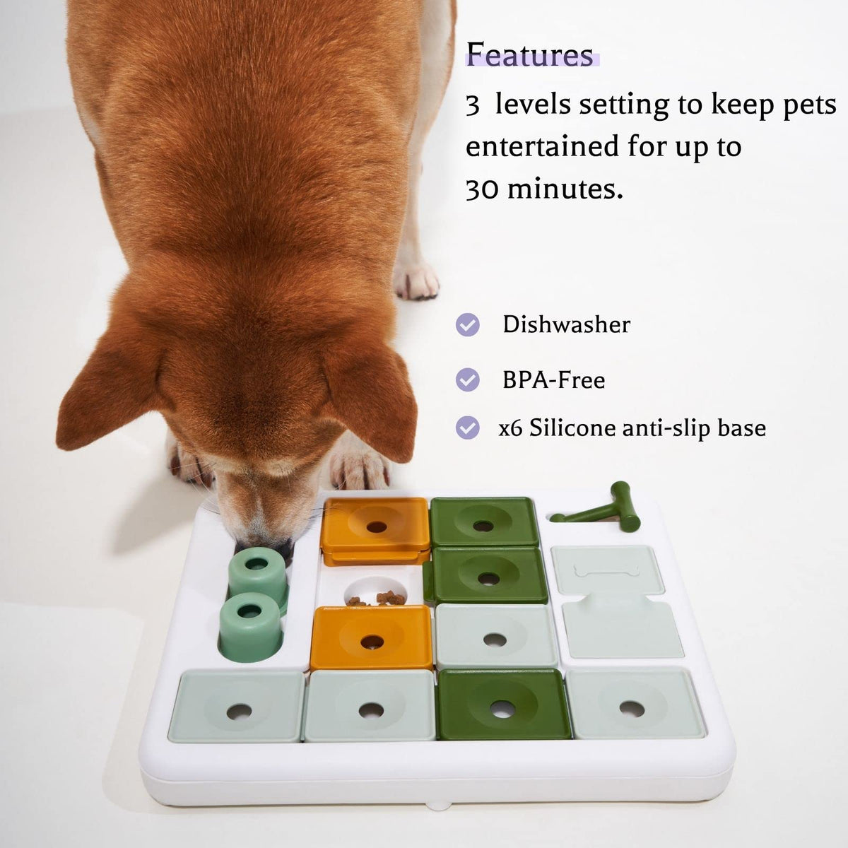 Dog Puzzle Toy 3 Levels T829030