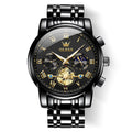 Waterproof Stainless Steel Multifunction Mens Watch L68994