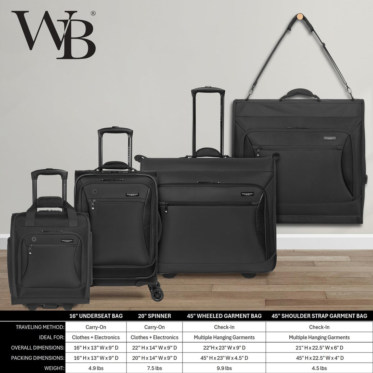 16” Underseat Bag with Laptop and Electronics Pockets I95221