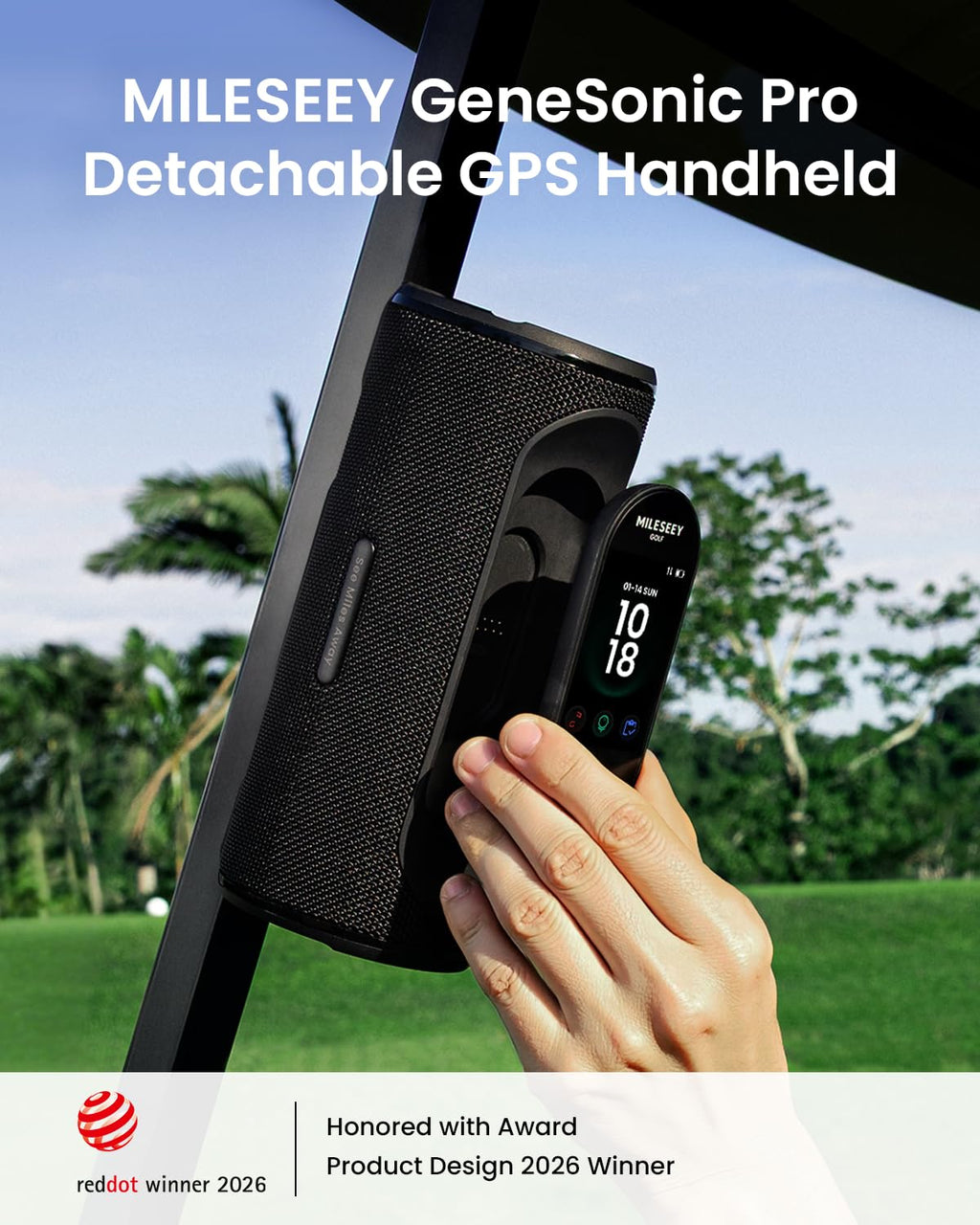 Golf GPS Speaker with 43K+ Courses T524027