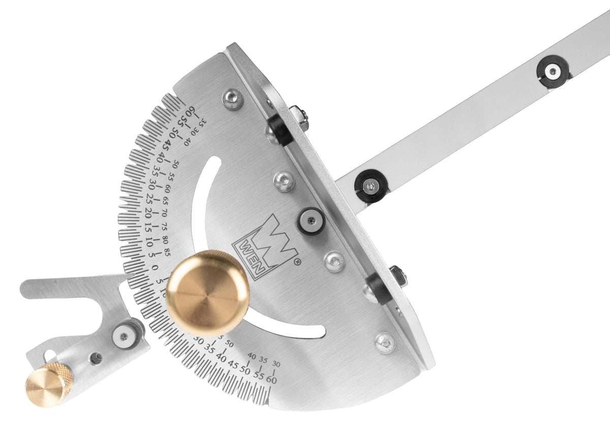 Steel and Brass Miter Gauge and Fence System Q2254