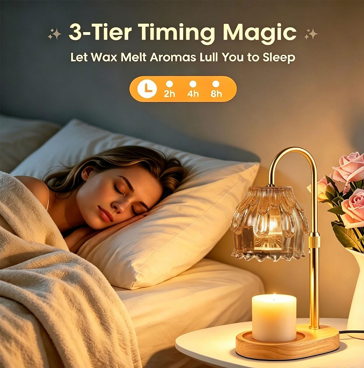 Candle Warmer Lamp with Timer Z22181