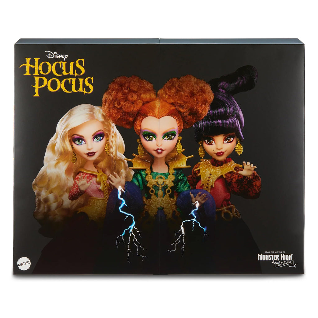 Dolls Set with Articulated Figures, Witchy Dresses, and Accessories A551