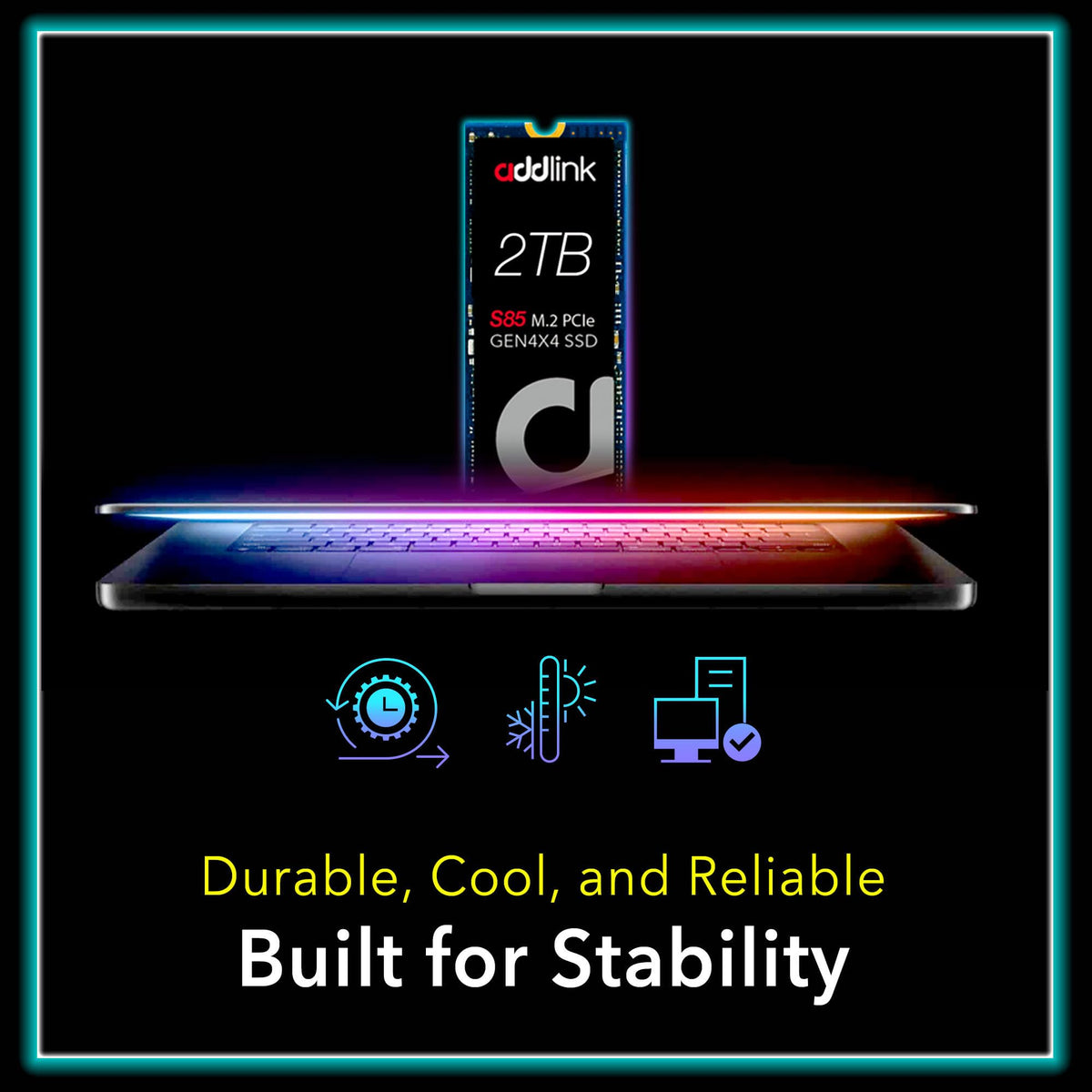 2TB M.2 PCIe NVMe Gen4 Internal SSD L4344