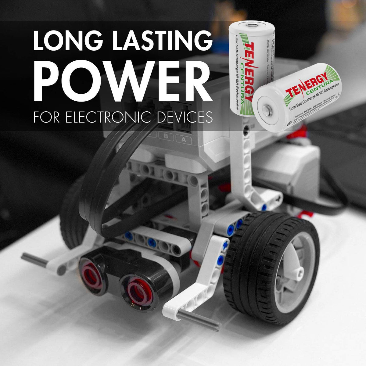 1.2V NiMH Rechargeable D Batteries 8000mAh 4 Pack O952137