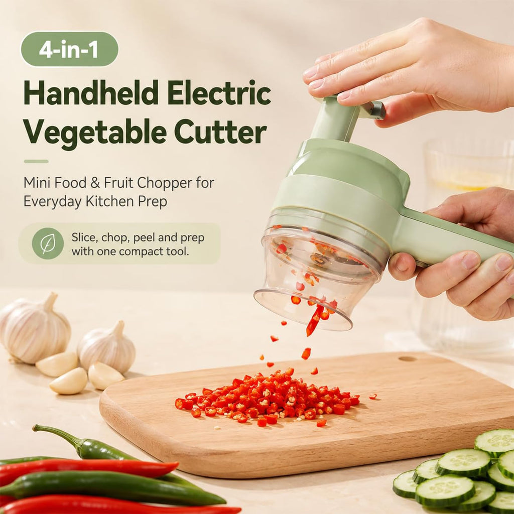 4 in 1 Rechargeable Electric Vegetable Chopper Y166715