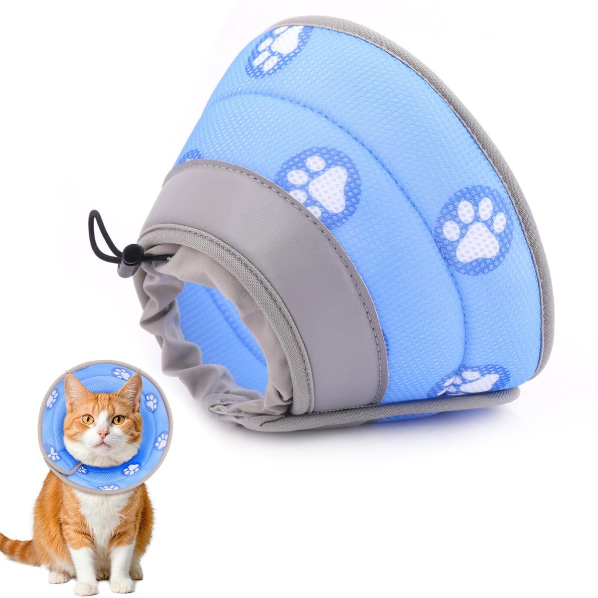 Soft Adjustable Cat Elizabethan Collar X996