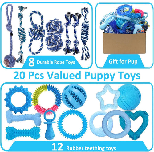 20 Pack Puppy Chew Toys Q38192