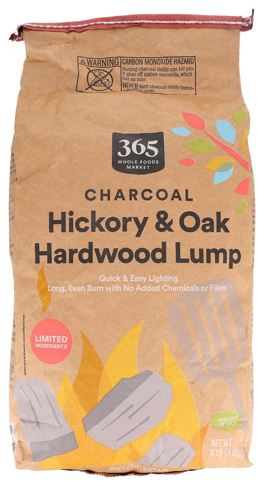 Charcoal Lump, 128 Ounce M356