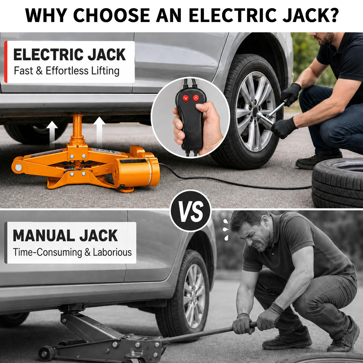 3 Ton 12V Electric Scissor Car Jack C62615