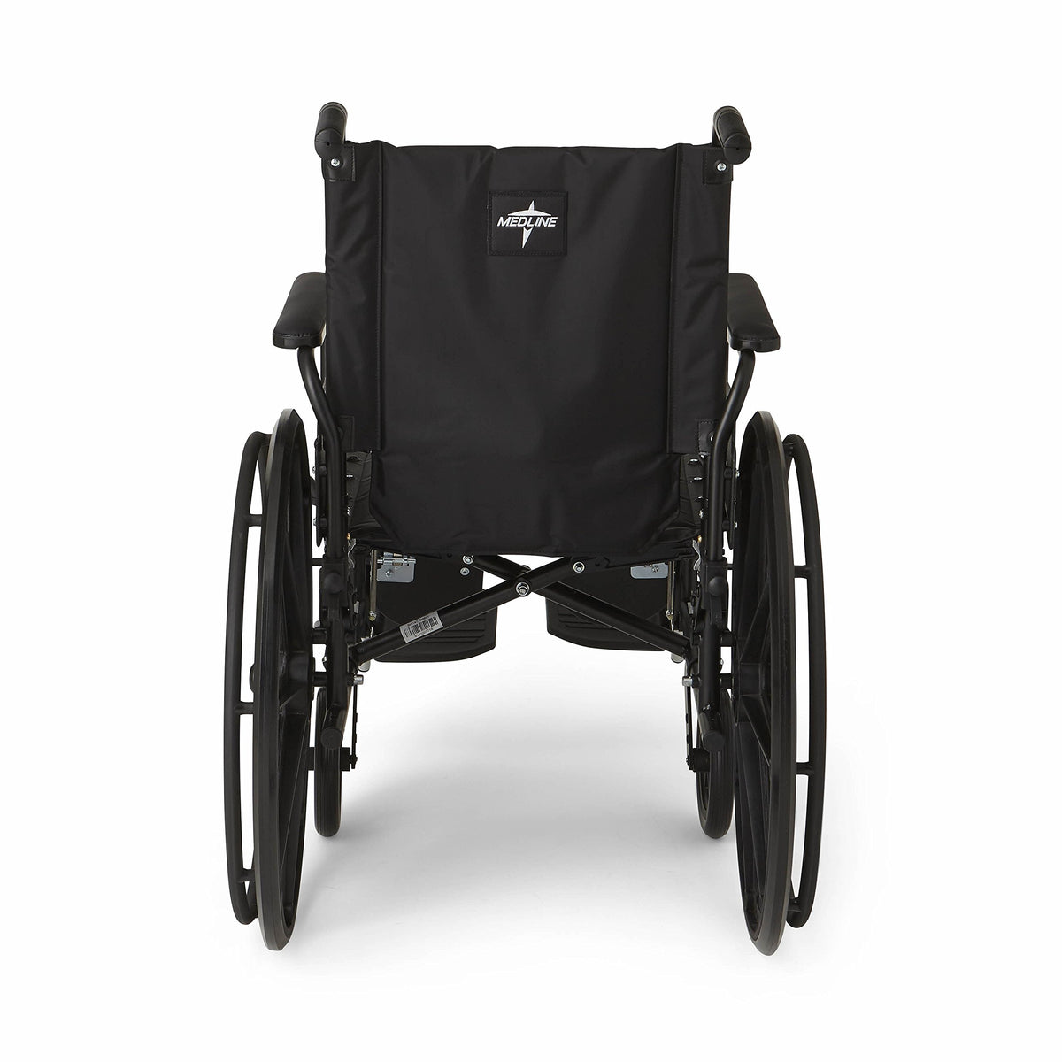 Lightweight Wheelchair with Swing-Back Desk-Length Arms and Elevating Leg Rests B208