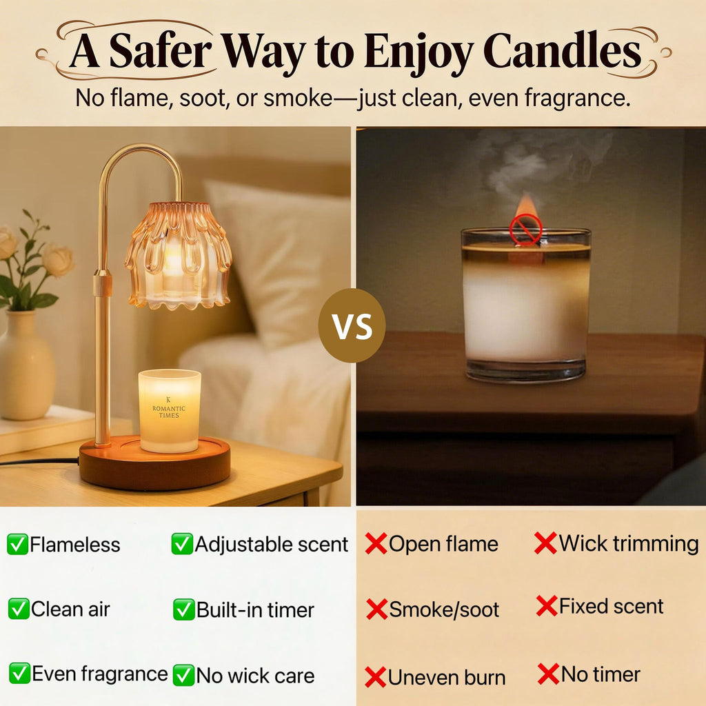 Candle Warmer Lamp with Timer Z22181