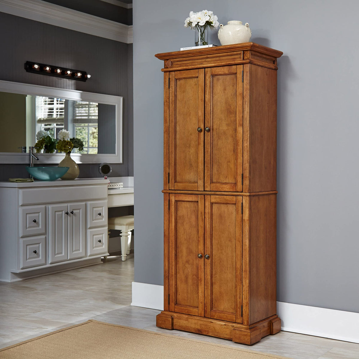 Distressed Oak Pantry H327648