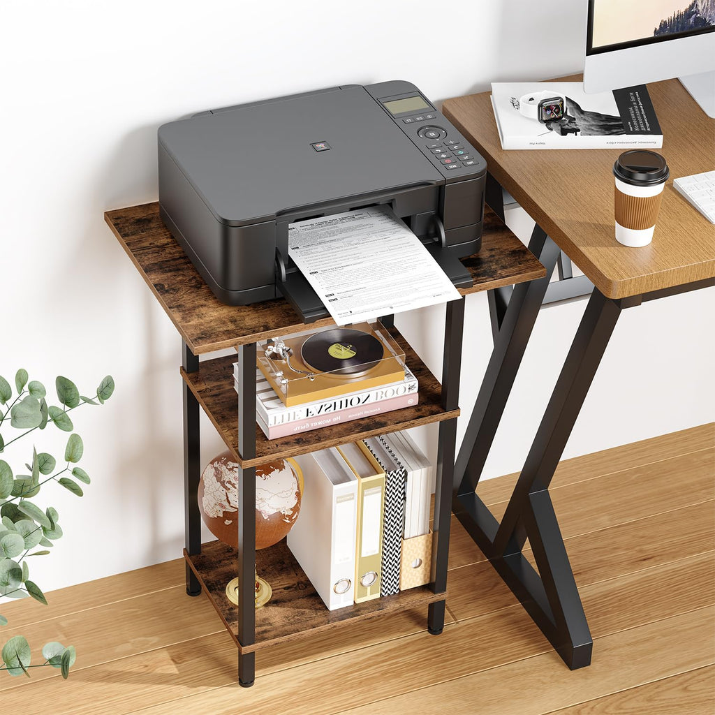 Tall End Table with Charging Station S8299