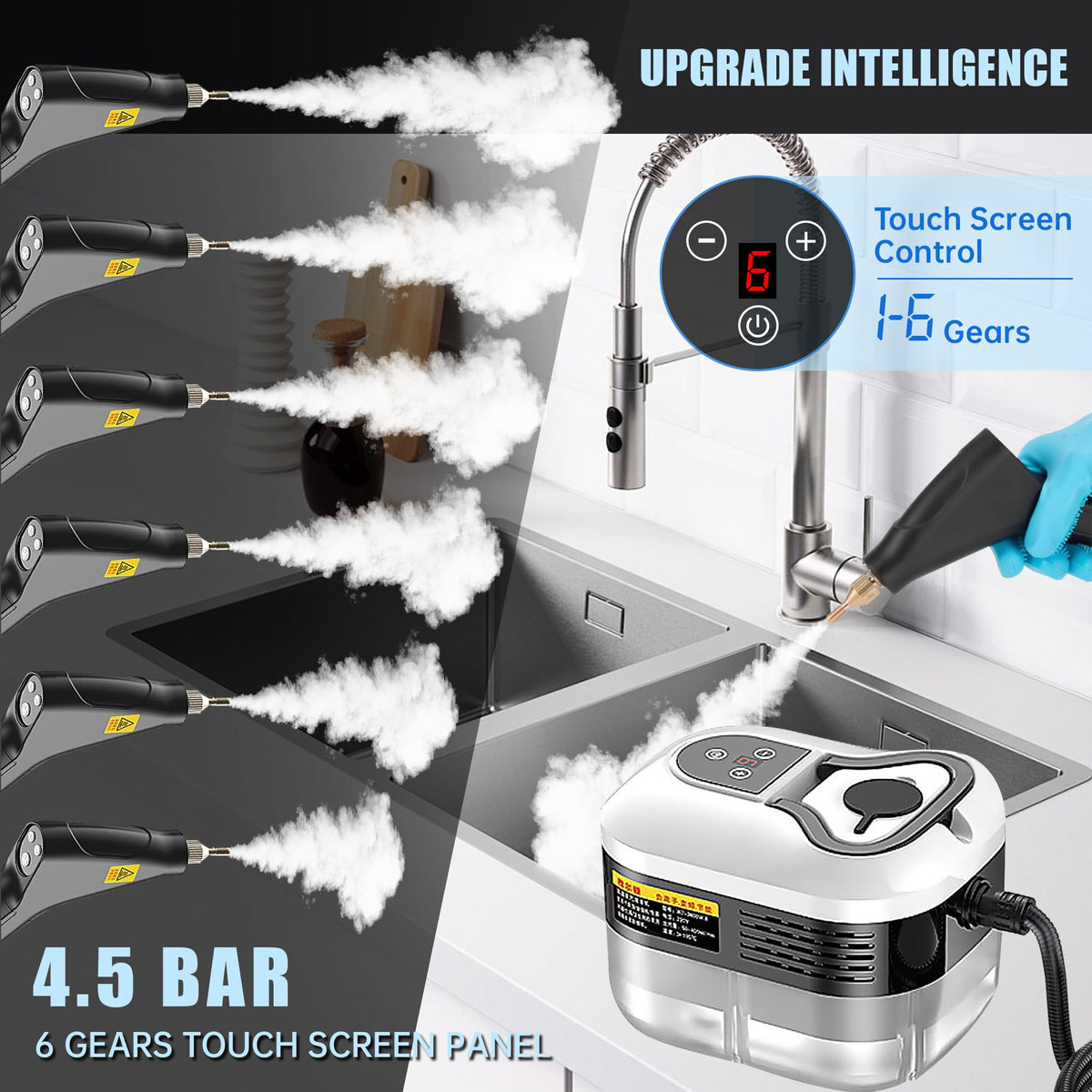 2500W Handheld Steam Cleaner Q53617