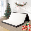 4 Inch Tri Fold Memory Foam Mattress with Washable Cover E215973