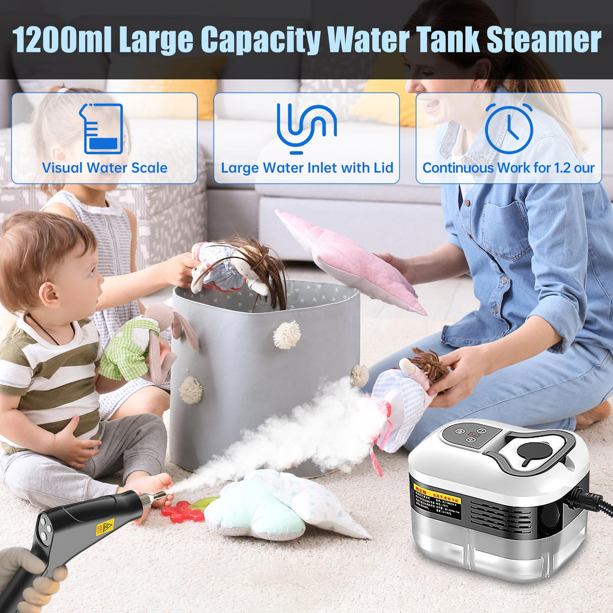 2500W Handheld Steam Cleaner Q53617
