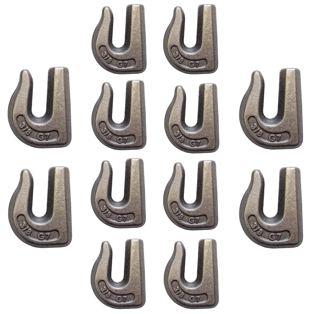 3/8" Weld-On Forged Clevis Grab Chain Hooks Grade 70 O323652