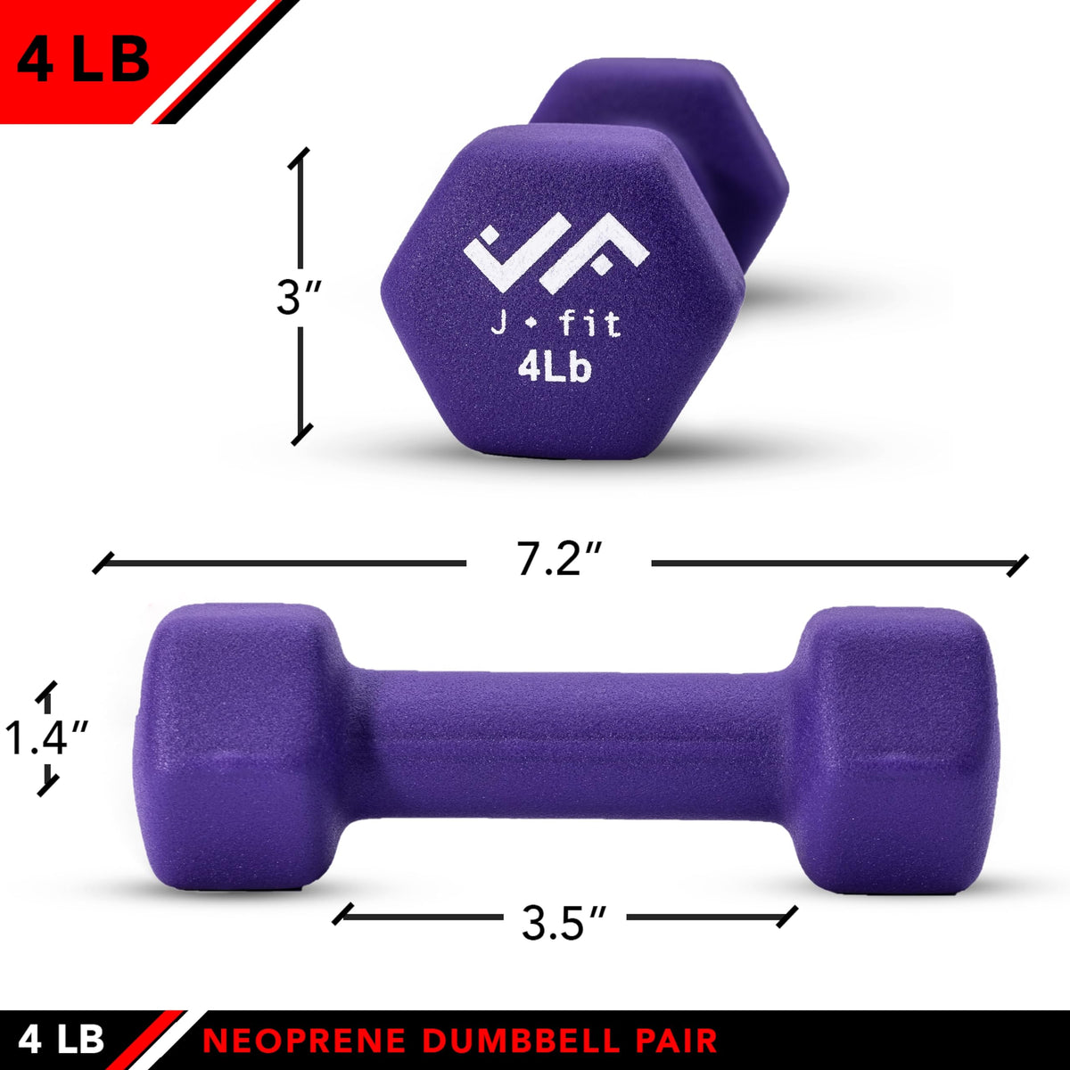 Neoprene Vinyl Coated Dumbbell Pairs or Sets L849396
