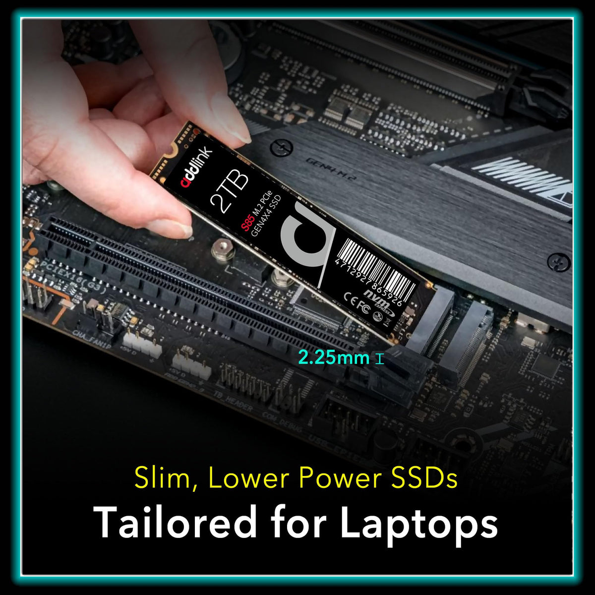 2TB M.2 PCIe NVMe Gen4 Internal SSD L4344