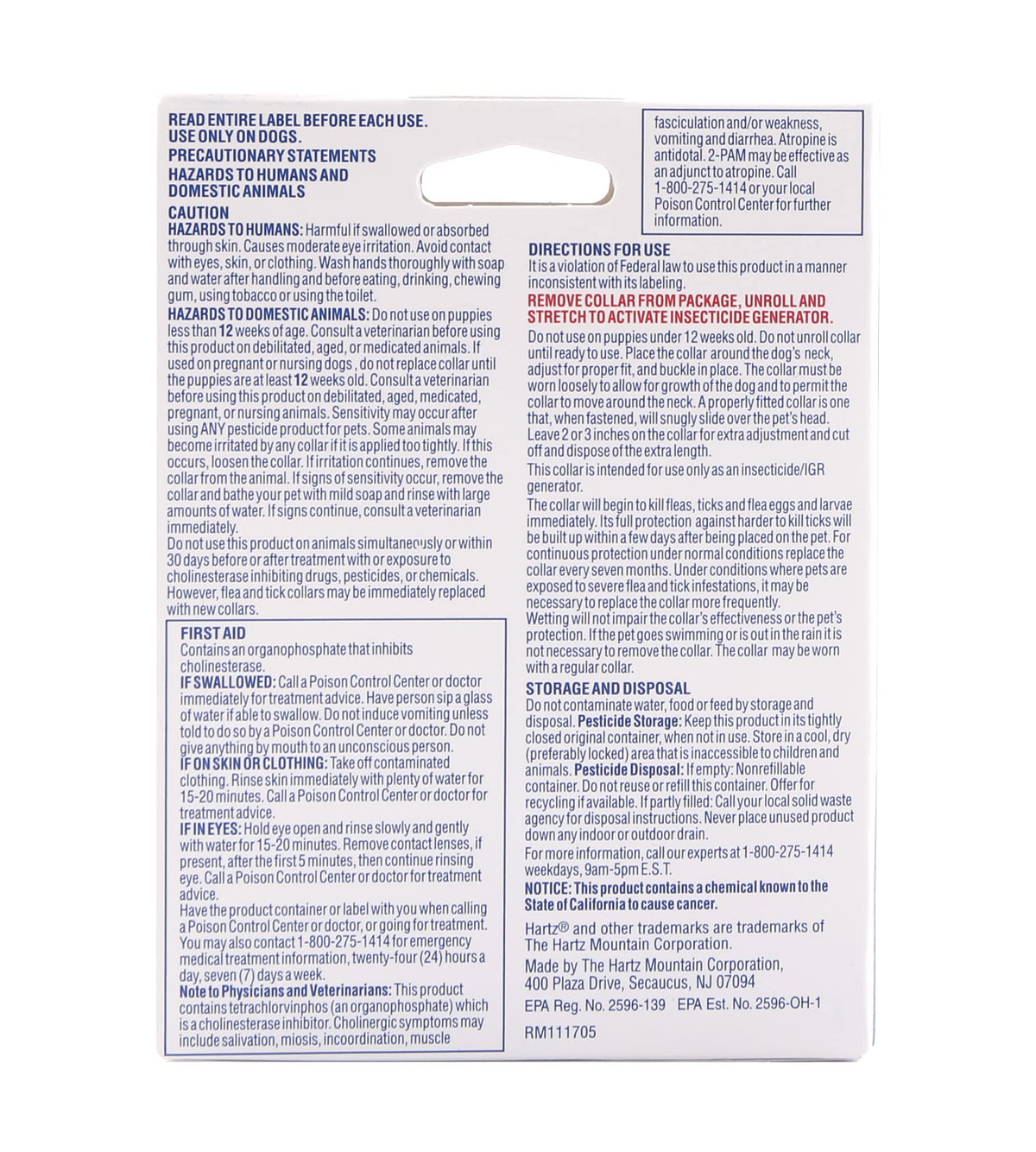 Reflective Flea & Tick Collar for Dogs and Puppies, 7 Month, 1 Count X86808