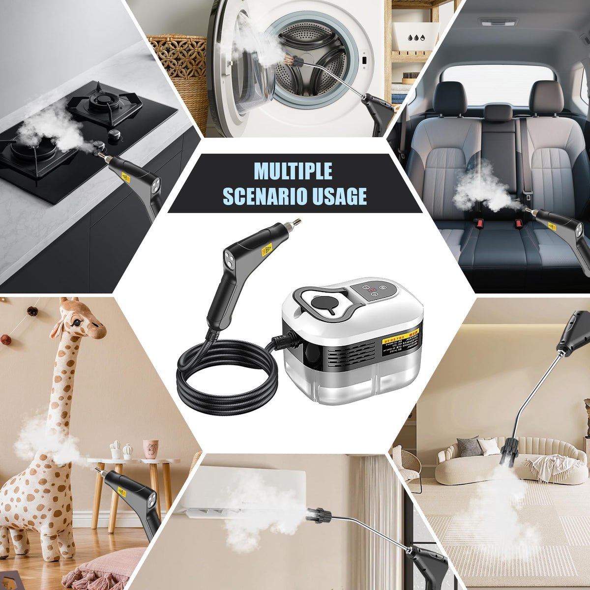 2500W Handheld Steam Cleaner Q53617