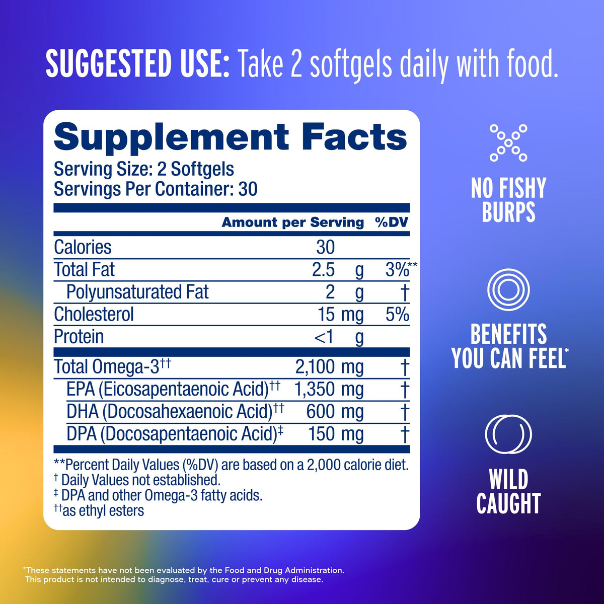 Omega-3 2100 Softgels O3413