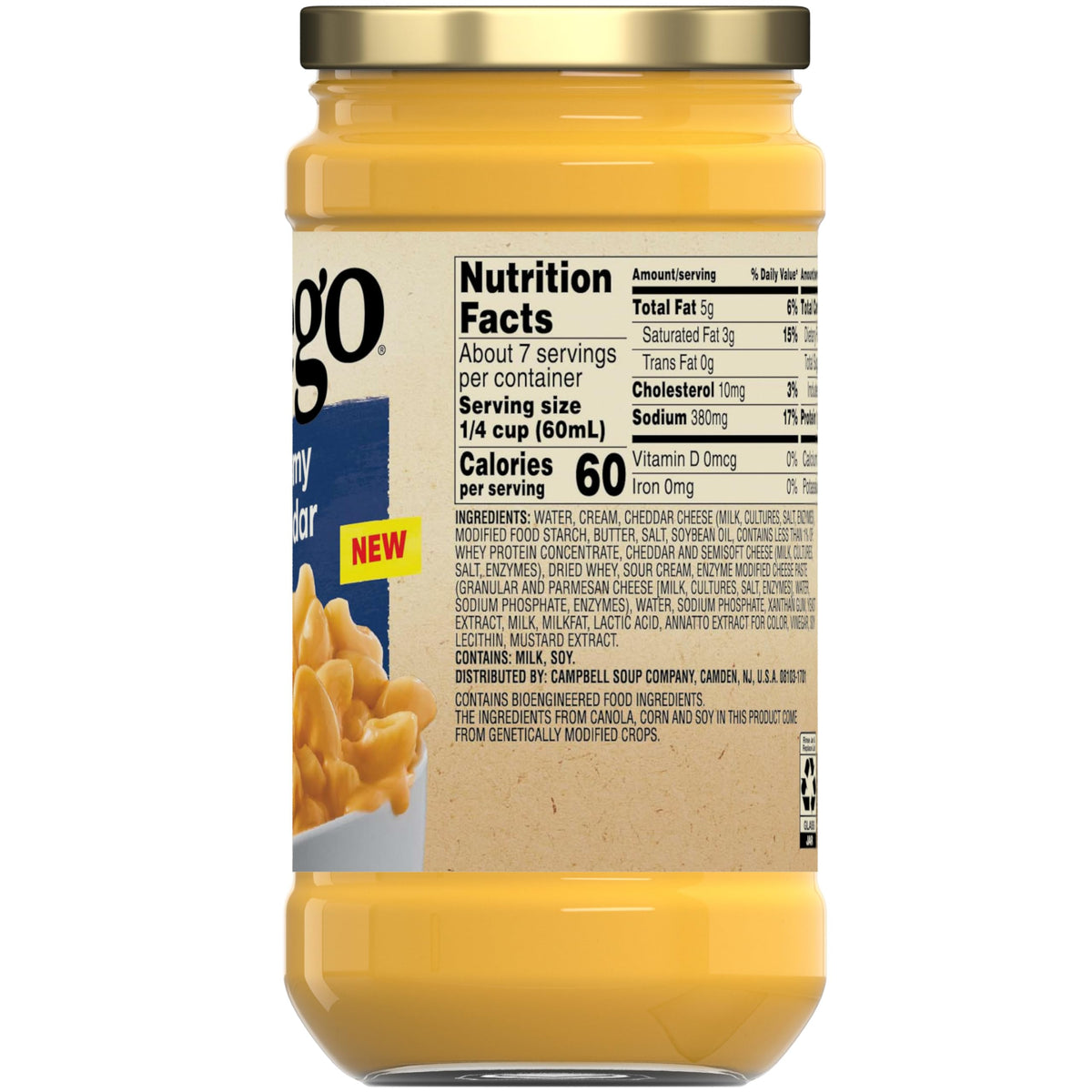 Creamy Cheddar Cheese Sauce 14.5 oz 12 Pack R1534