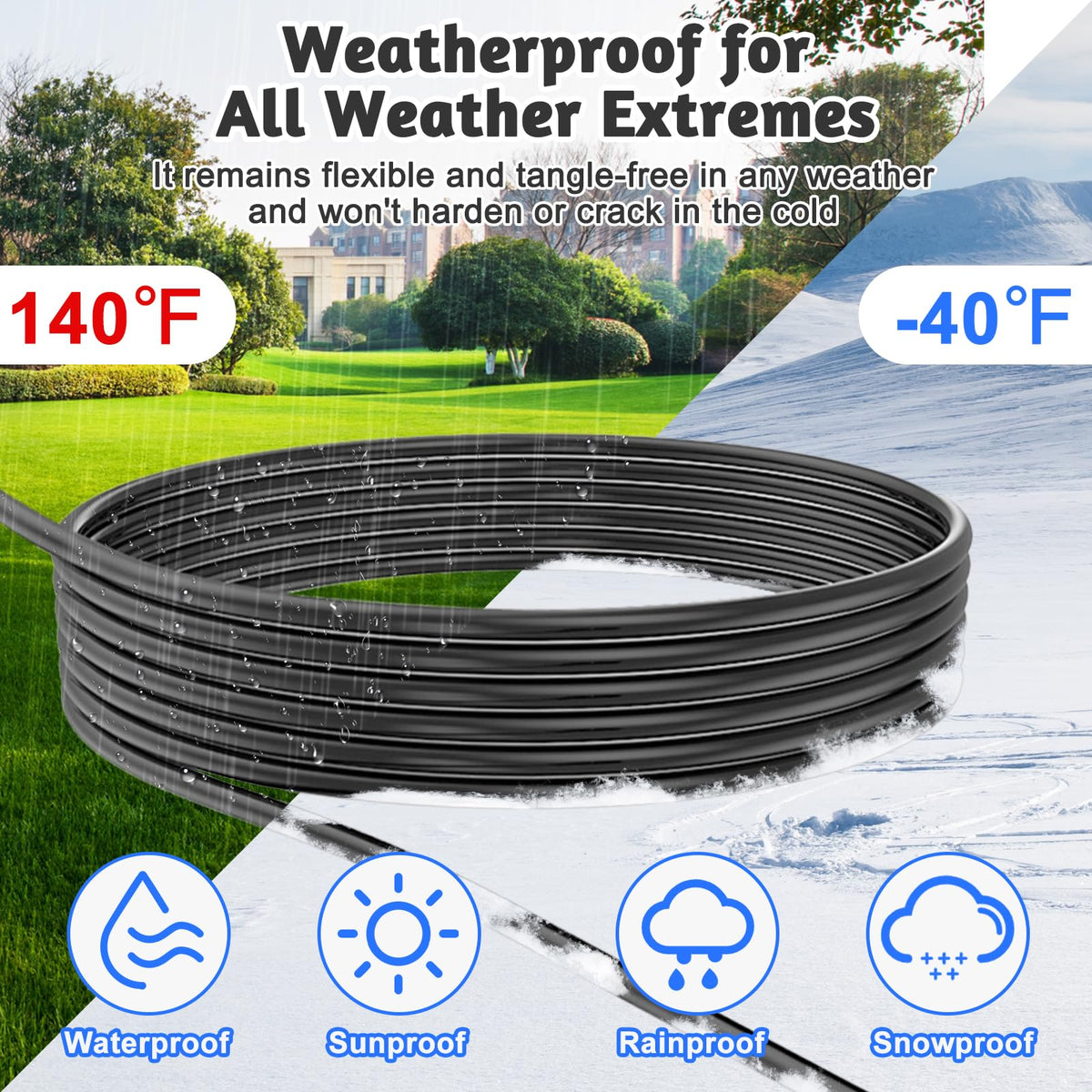 12 Gauge 3 Outlet Outdoor Extension Cord 100 FT A4085