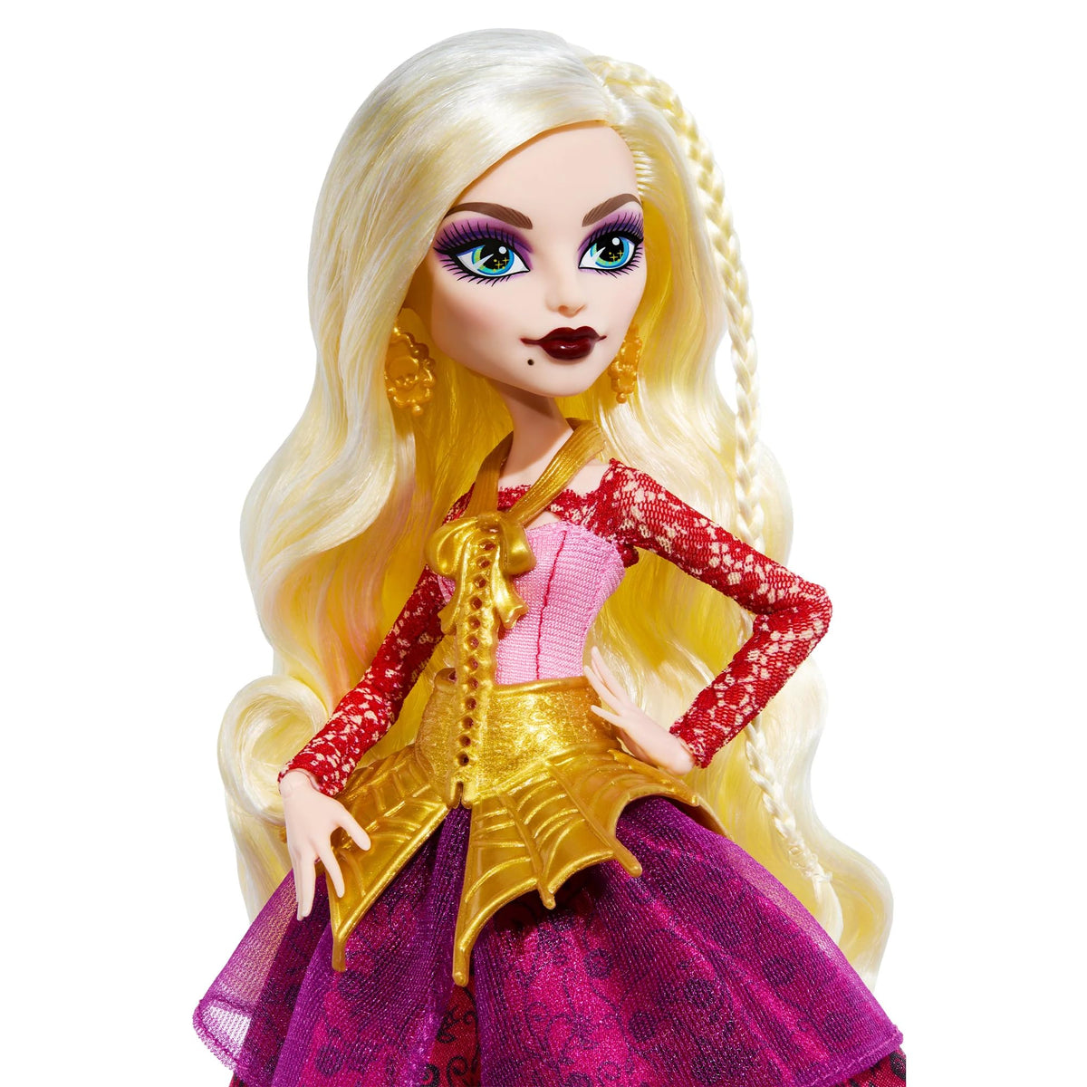 Dolls Set with Articulated Figures, Witchy Dresses, and Accessories A551