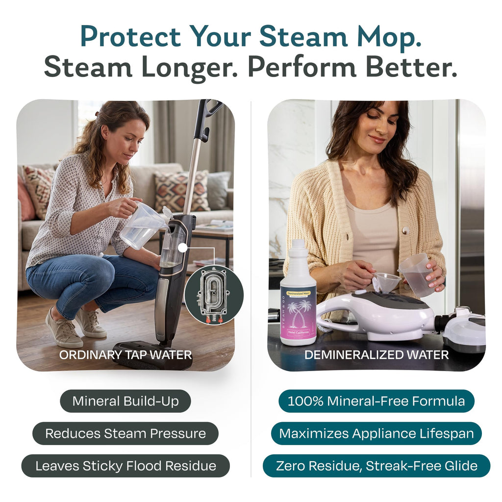 Demineralized Water for Steam Mop, 32 Ounces P4633