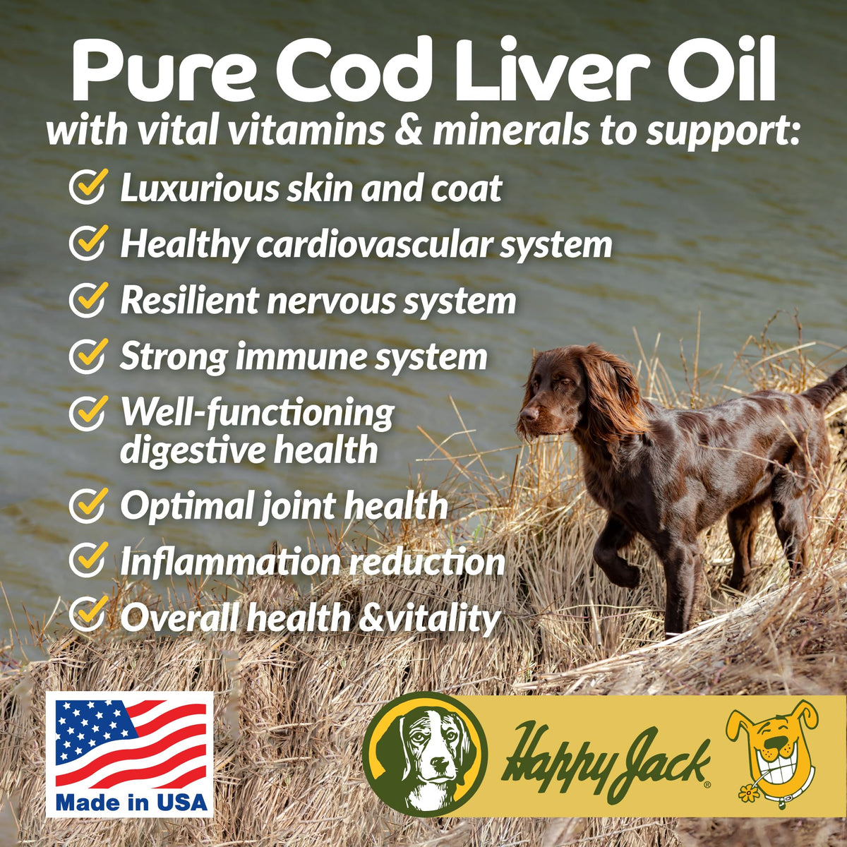 Cod Liver Fish Oil for Dogs 16 oz N261831