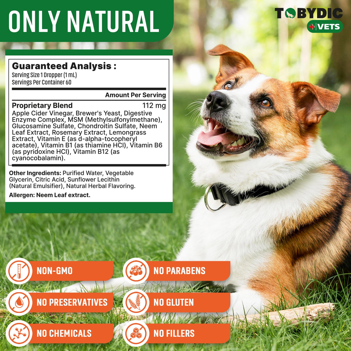 Oral Flea and Tick Prevention Supplement for Dogs and Cats W7696
