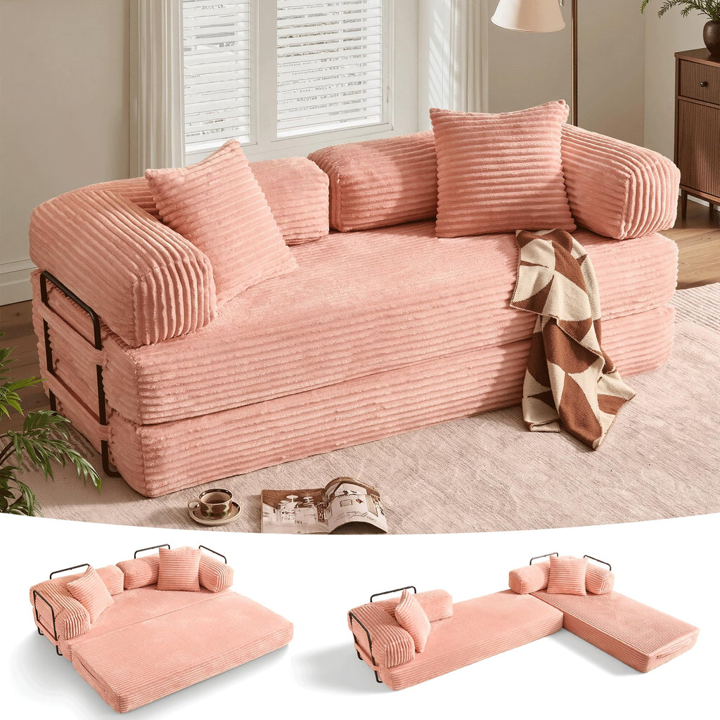 81" Folding Sofa Bed Convertible Floor Futon Lounger G6090
