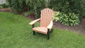 Poly Fanback Adirondack Chair with Black Frame F928
